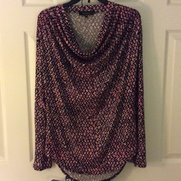 Black and pink blouse