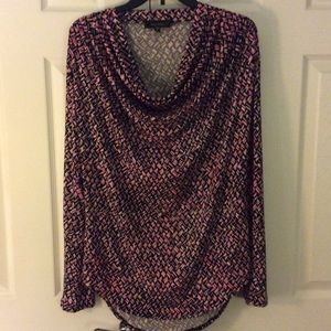 Black and pink blouse