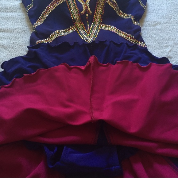 Ballroom Latin Competition Dress Size 8-10 - Picture 3 of 4