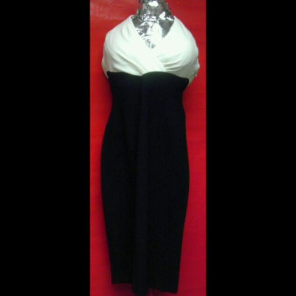 Classy Black and Cream Dress