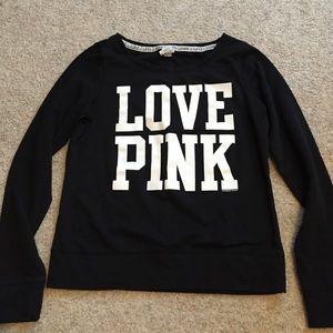 Black Victoria's Secret Sweatshirt - Small