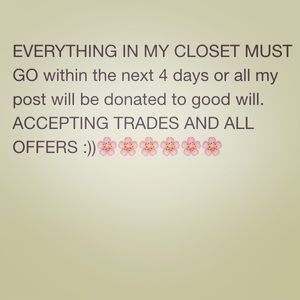 I don't have room in my closet anymore