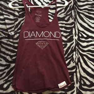 Small, diamond supply tank