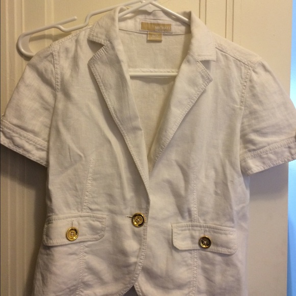 Michael Kors short sleeve linen jacket - Picture 1 of 4