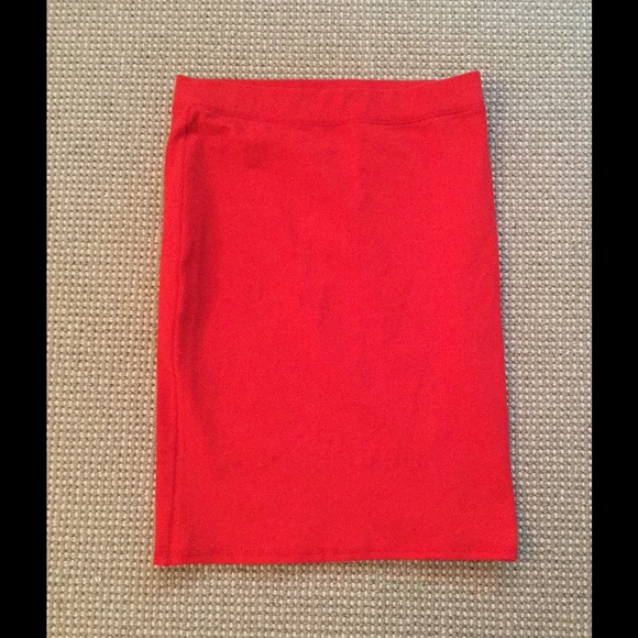 Beautiful red skirt