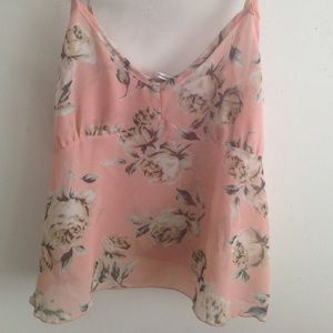 Pink rose tank