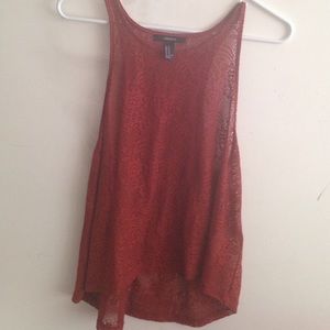 Rusty tan colored tank