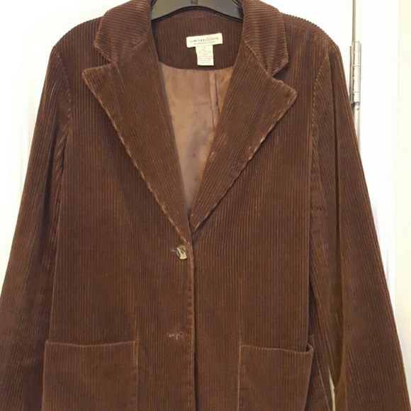 Curduroy Dark Brown Blazer