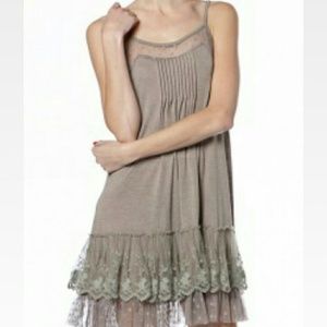 RYU Mocha slip dress