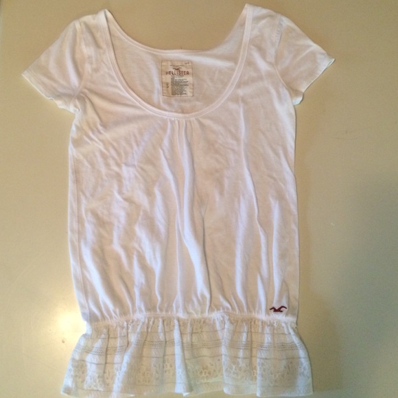 Hollister lace t shirt
