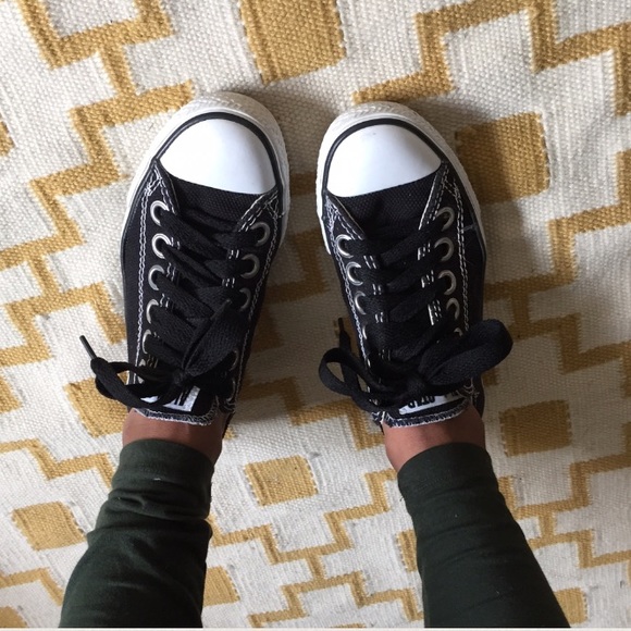 Rare Black white converse