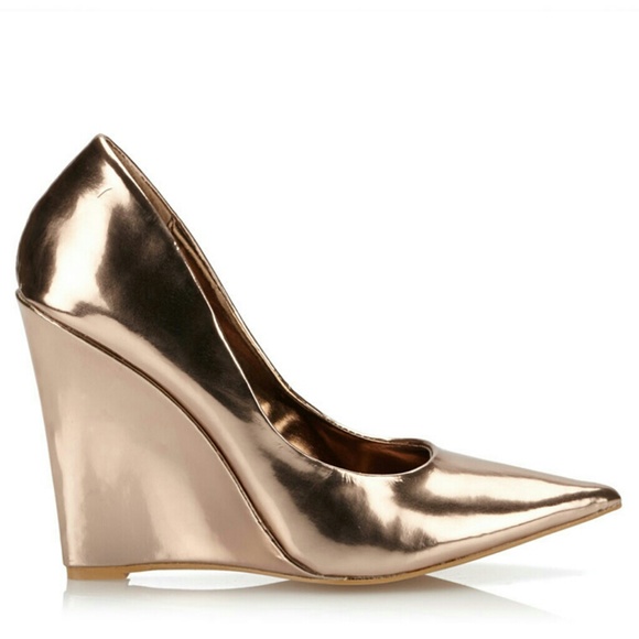 Rose gold wedge sizes 7-11