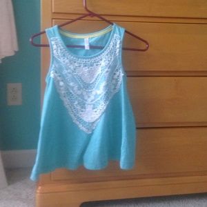Teal tank