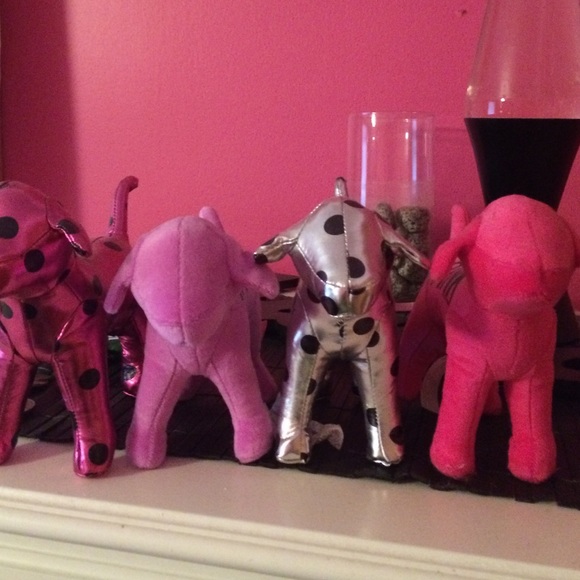 Mini pink dogs **Great condition**
