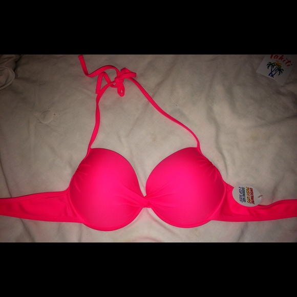 Hot pink bikini top!