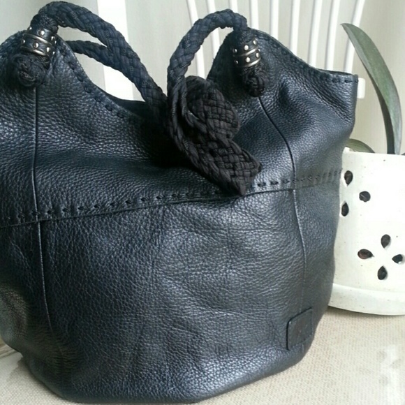 The Sak all leather handbag