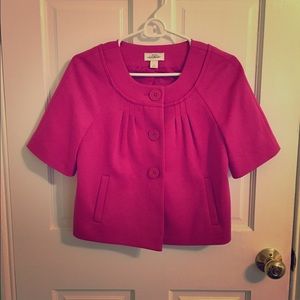 Pink, Cropped Blazer