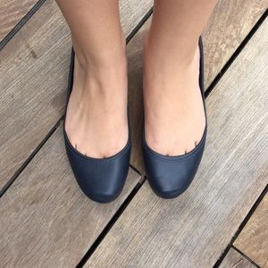 Navy Blue Flats Size 7