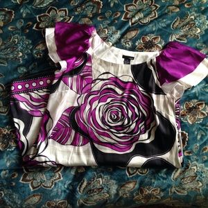 Mixit purple rose dress