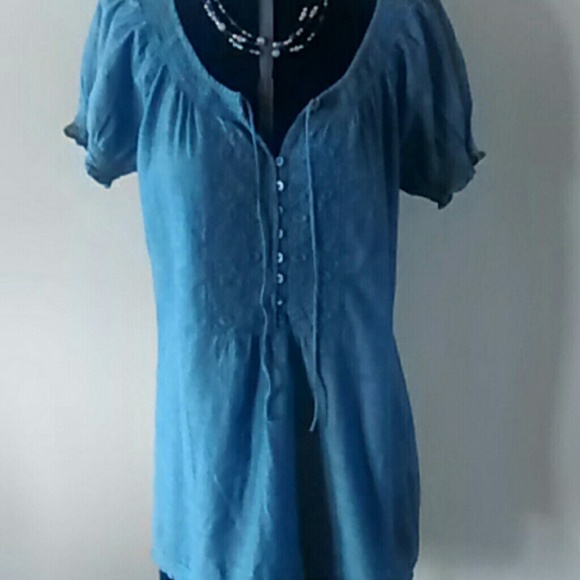 St. John's Bay Tops - Denim top
