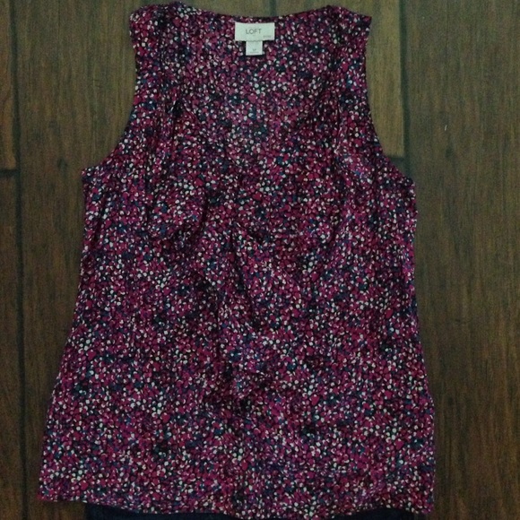 Magenta Patterned Tank - Picture 2 of 3