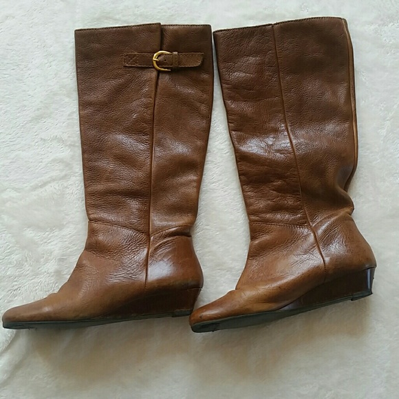 Cognac steve madden boots