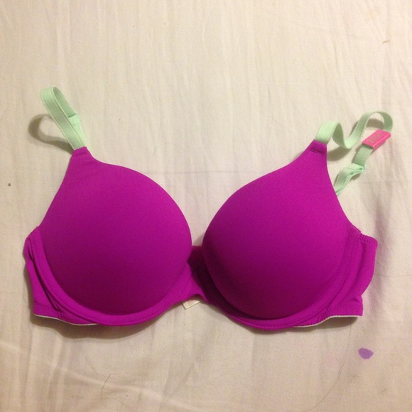 pink push-up bra