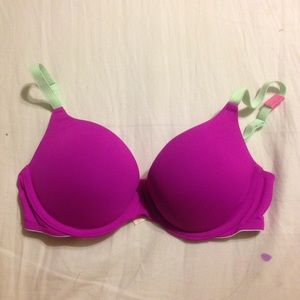 pink push-up bra
