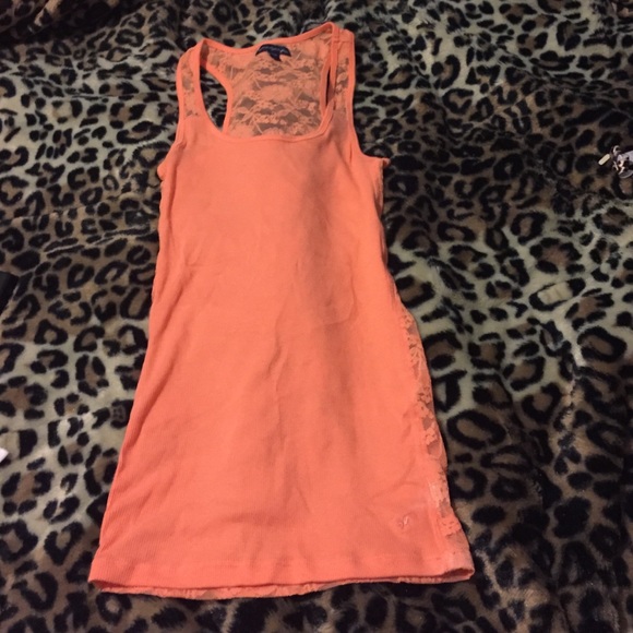 Orange American Eagle Tank Top
