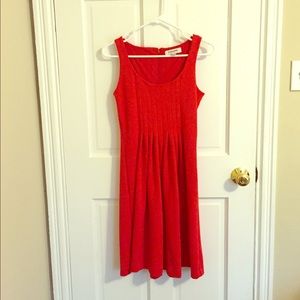 Red Flowy Dress