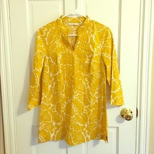 Golden Yellow, Paisley Tunic