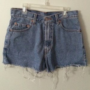 Levi's high waisted vintage shorts