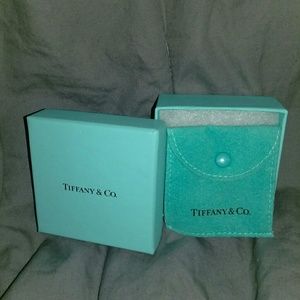 Square Tiffany & Co Box and Pouch