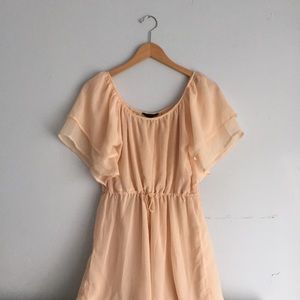 H&M Peach Drawstring Dress