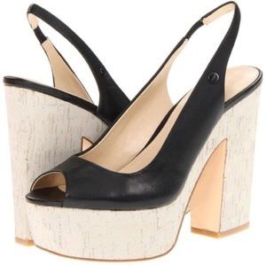 Calvin Klein 'Raimy' Peeptoe Platform