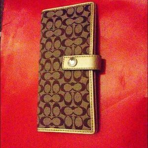 Coach Signature Credit Card Wallet