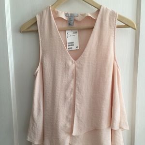 Pink H&M tank blouse size 4