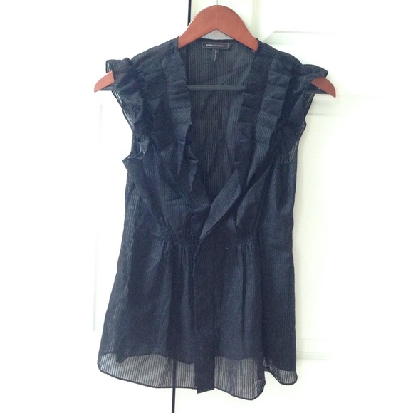 BCBGMAXAZRIA black over shirt