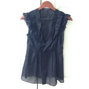 BCBGMAXAZRIA black over shirt
