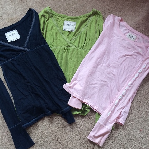 Abercrombie shirts bundle (size L)