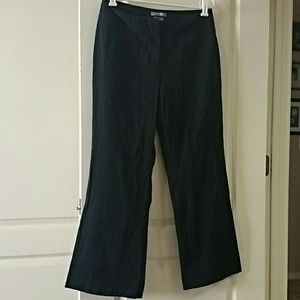 Black cotton dress pants