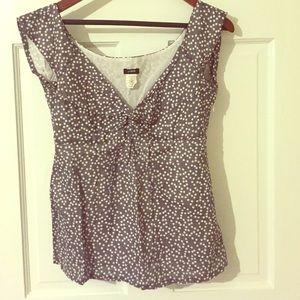 J. Crew sleeveless shirt.