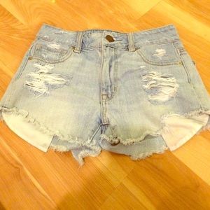One Pair of American Eagle High Waisted Shorts