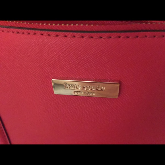 Red Kate Spade Zipper Tote - Picture 4 of 4