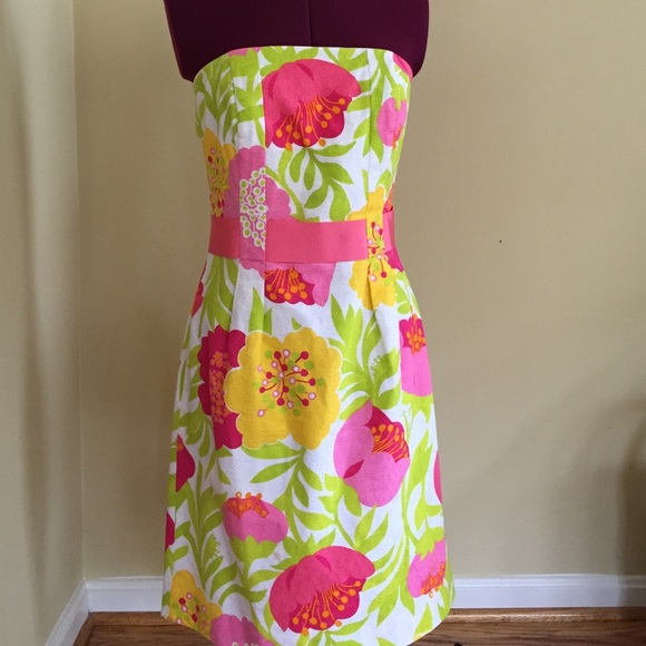HP🎉💕 Lilly Pulitzer Vanessa Strapless Dress