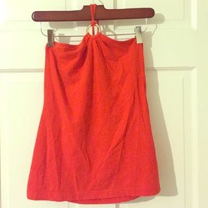 Banana republic coral halter top