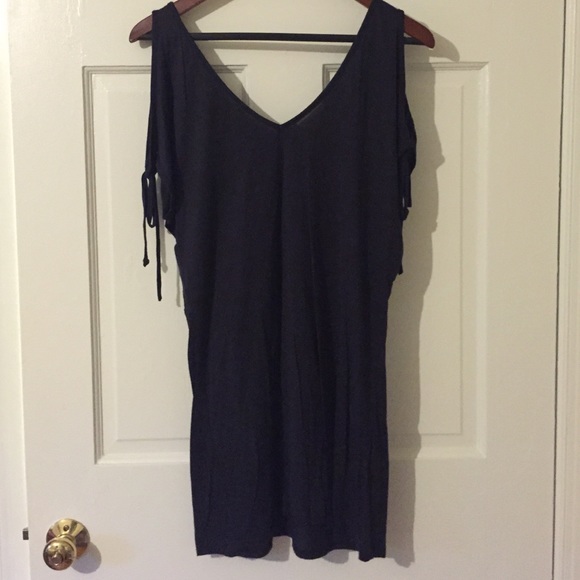 Matty M dark purple shirt