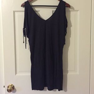 Matty M dark purple shirt