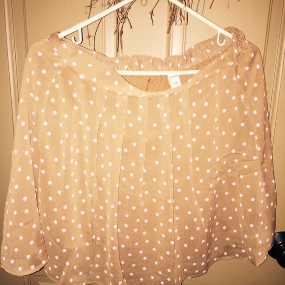 Tan cream light weight skirt