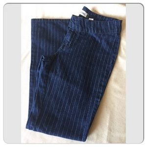 Jordache Low-rise Blue Jean Pinstripe Pants